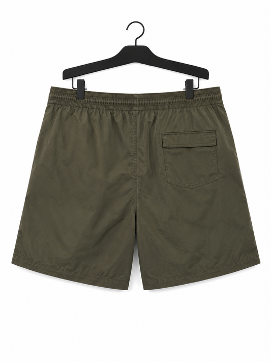 Short de bain Kaki