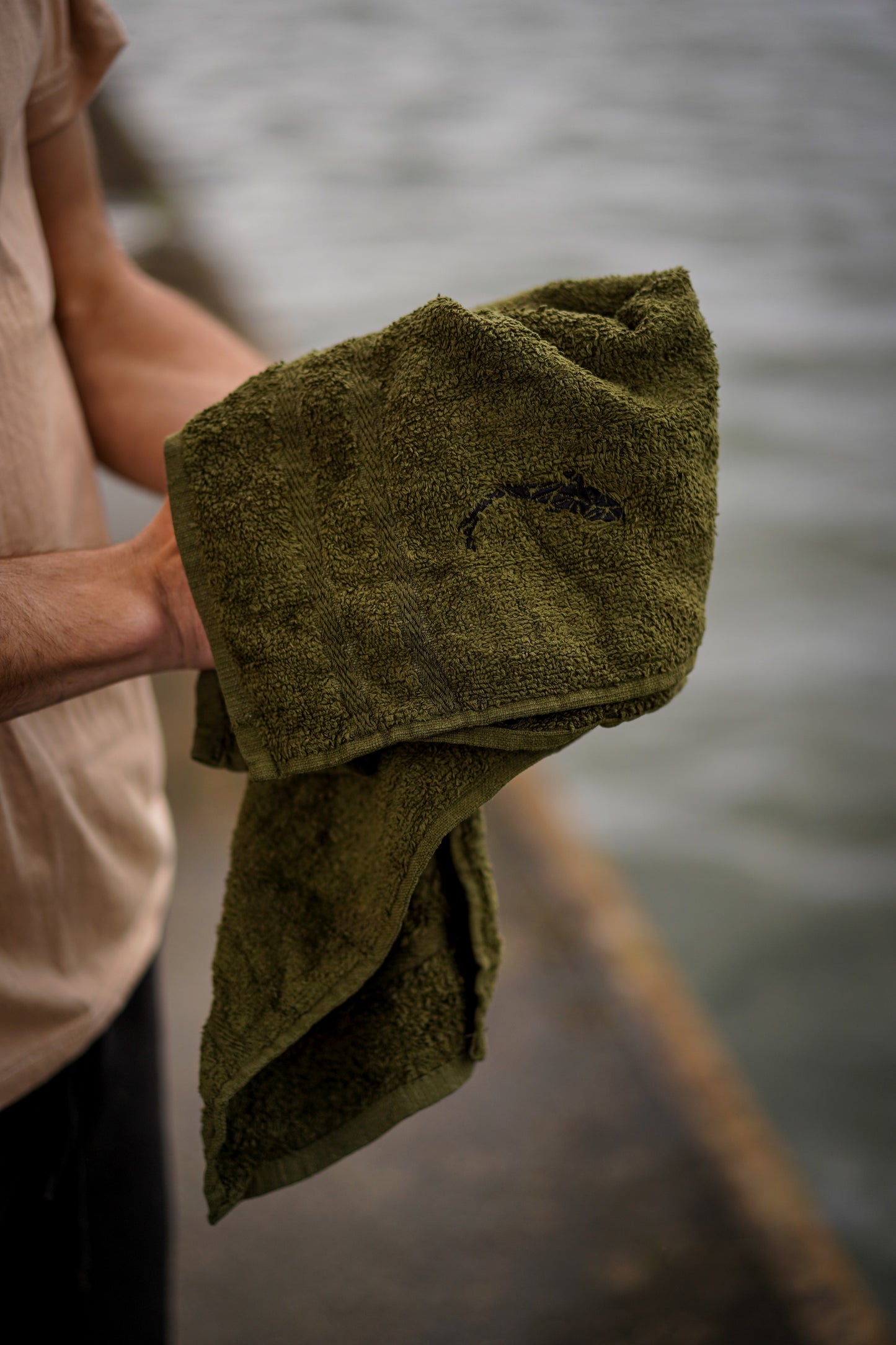 Serviette kaki