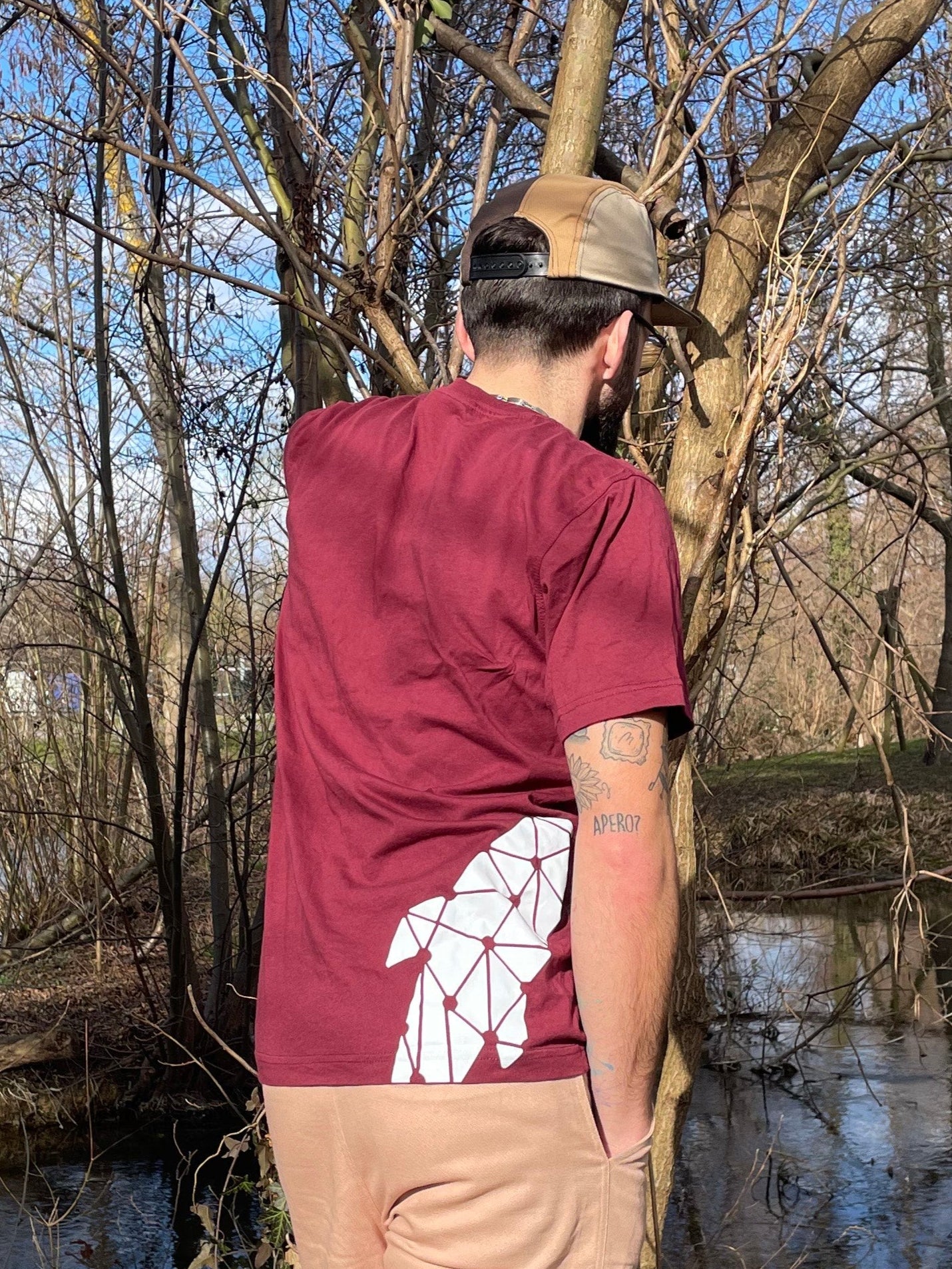 T-shirt Bordeaux