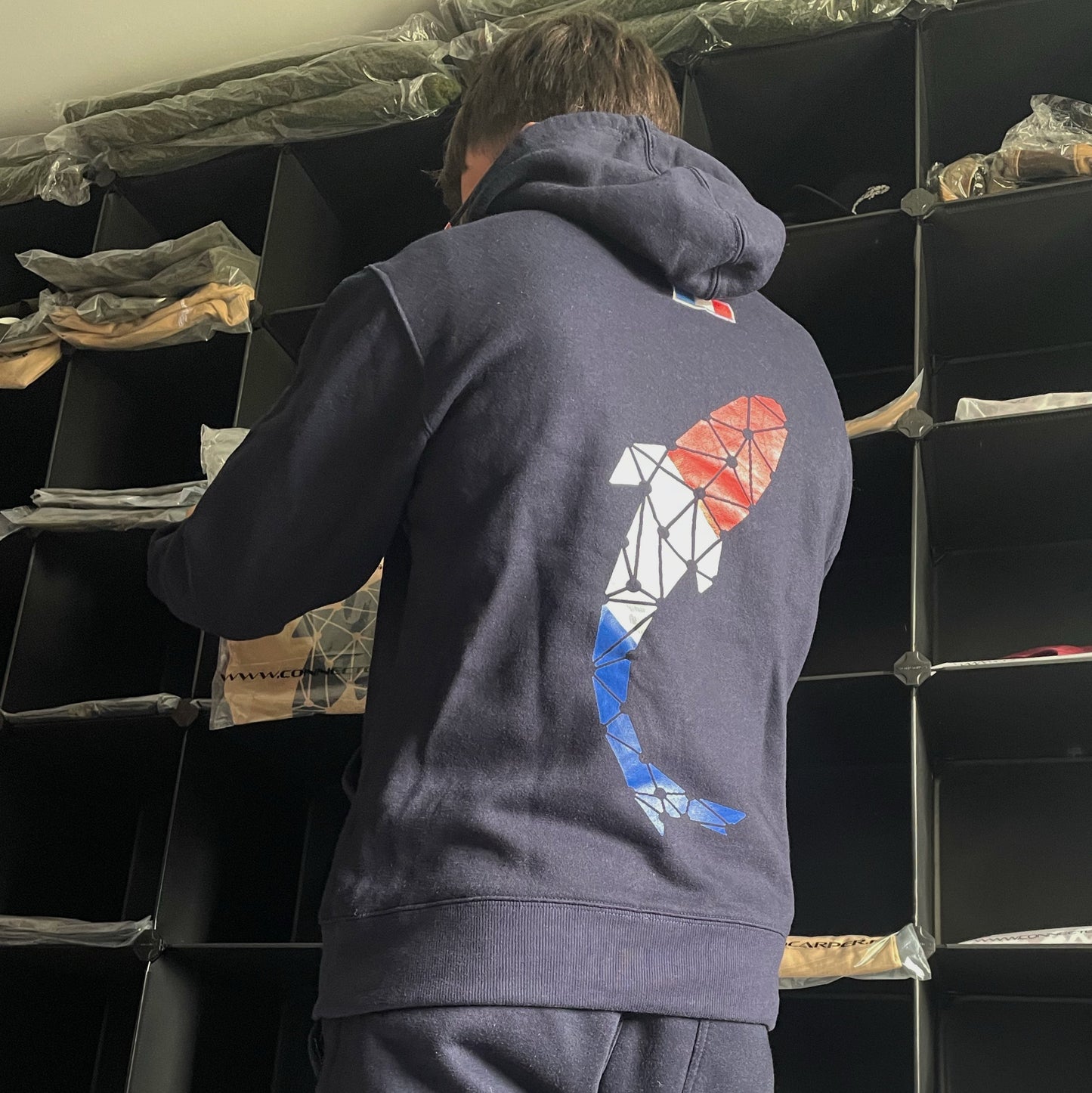 Jogging de pêche « La Frenchie » | Logo brodé bleu blanc rouge 🇫🇷 | Précommande