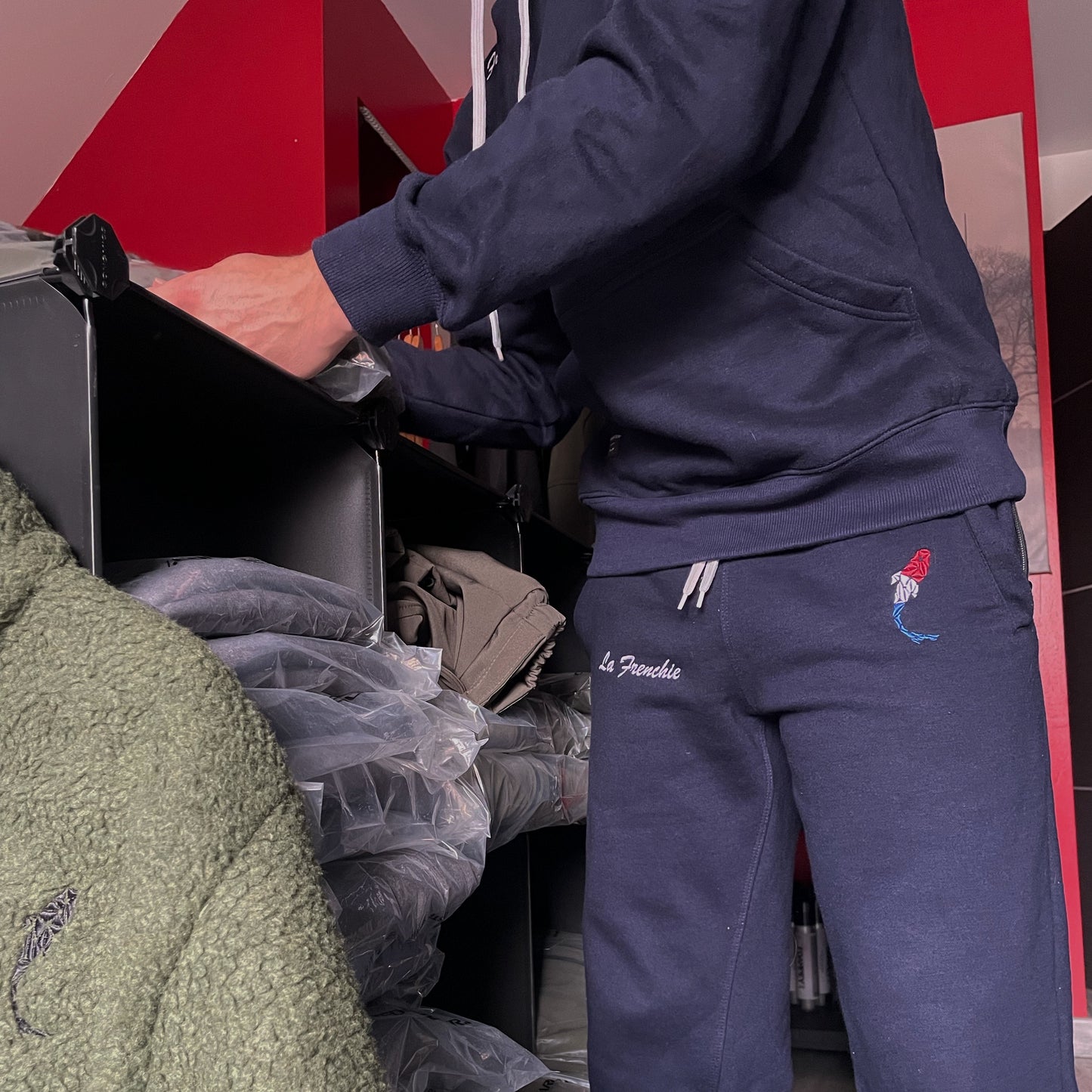 Sweat de pêche « La Frenchie » – Gros Logo Bleu Blanc Rouge 🇫🇷 | Précommande