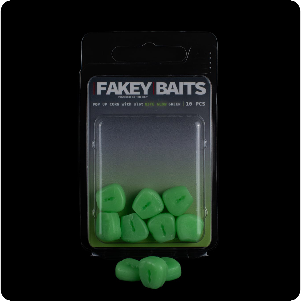 Fakey Baits - Maïs flottant phosphorescent
