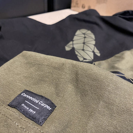 T-shirt carpe connected carper carpiste bicolore