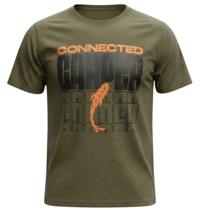T-shirt Kaki / Orange