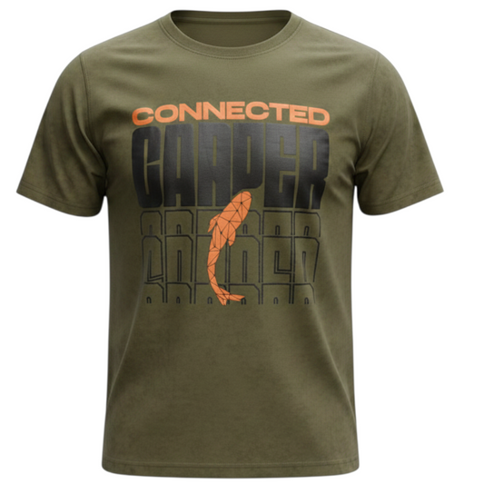 T-shirt Kaki / Orange
