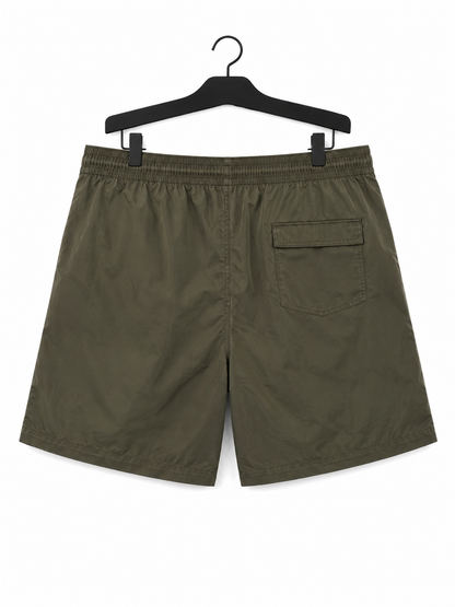 Short de bain Kaki