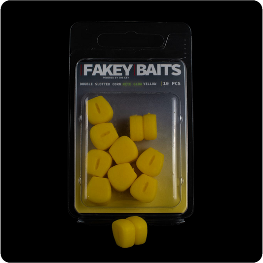 Fakey Baits - Double Maïs flottant phosphorescent