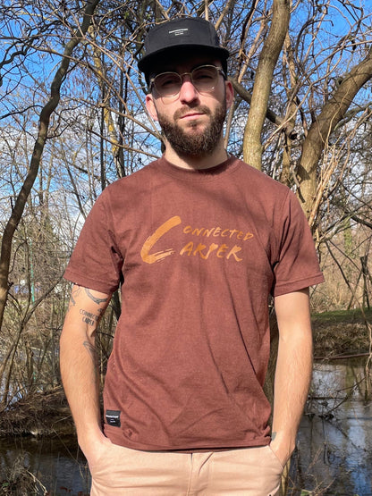T-shirt marron